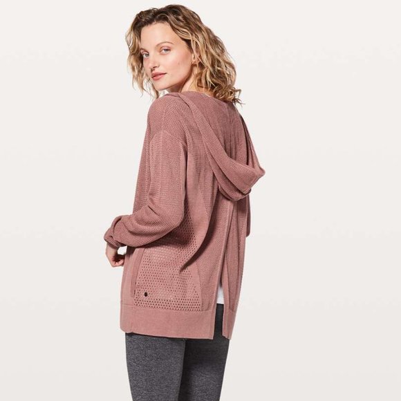 lululemon athletica Sweaters - Lululemon Still Movement Wrap Heathered Quicksand